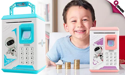 Robot Password-Protected Money Bank!